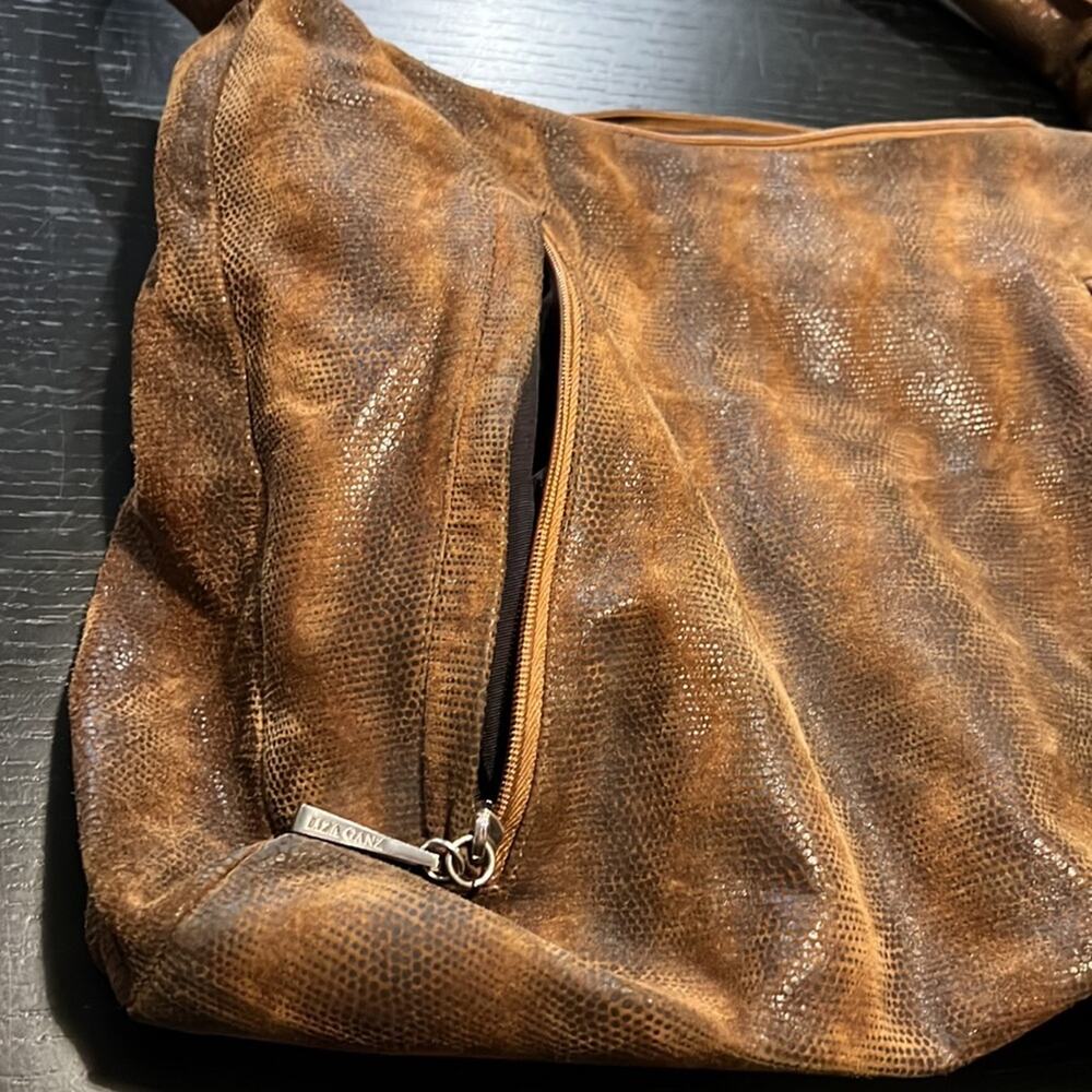 Liza Ganz Shoulder Python Soft Bag - image 2